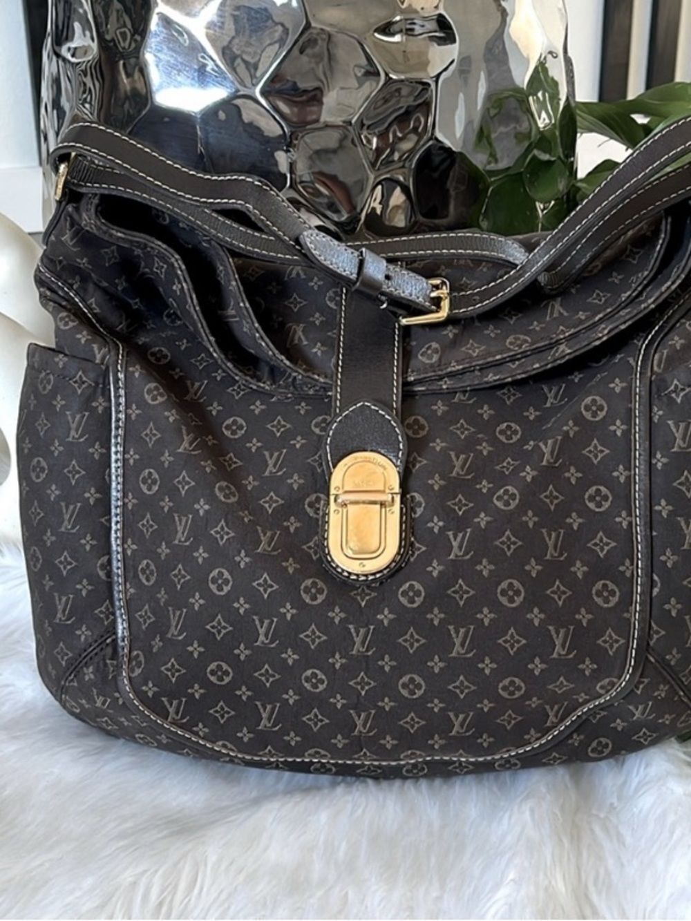 🛍️Louis Vuitton Authentic Idylle Romance MM Shoulder Bag France 2010
